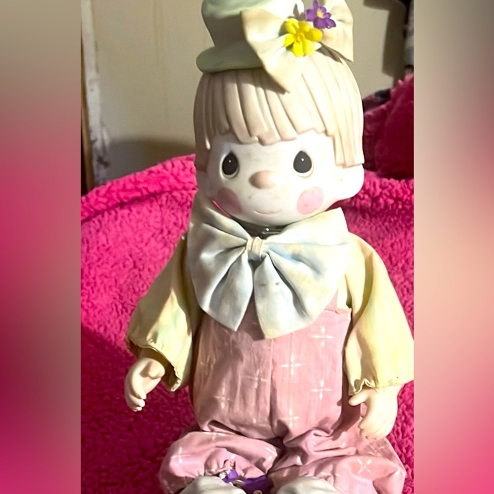 Precious Moments Doll,  "Bong Bong" The Boy Clown